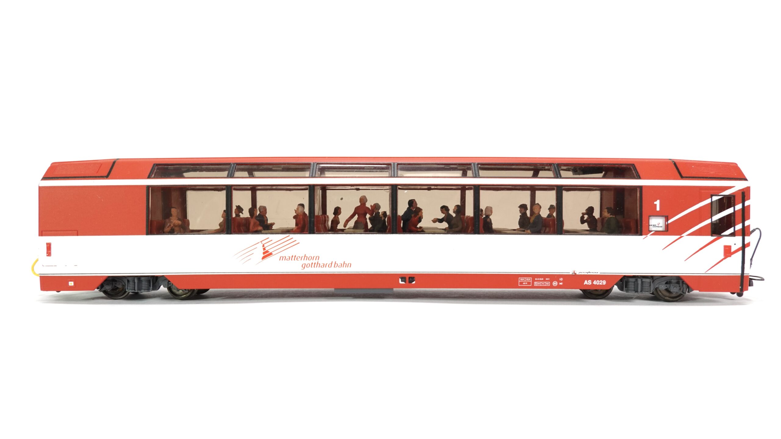 Bemo 3288 259 H0m MGB Panowagen mit Personen und Licht | A0506 4 Bemo 3288 259 H0m MGB Panowagen mit Personen und Licht | A0506 – Bild 4