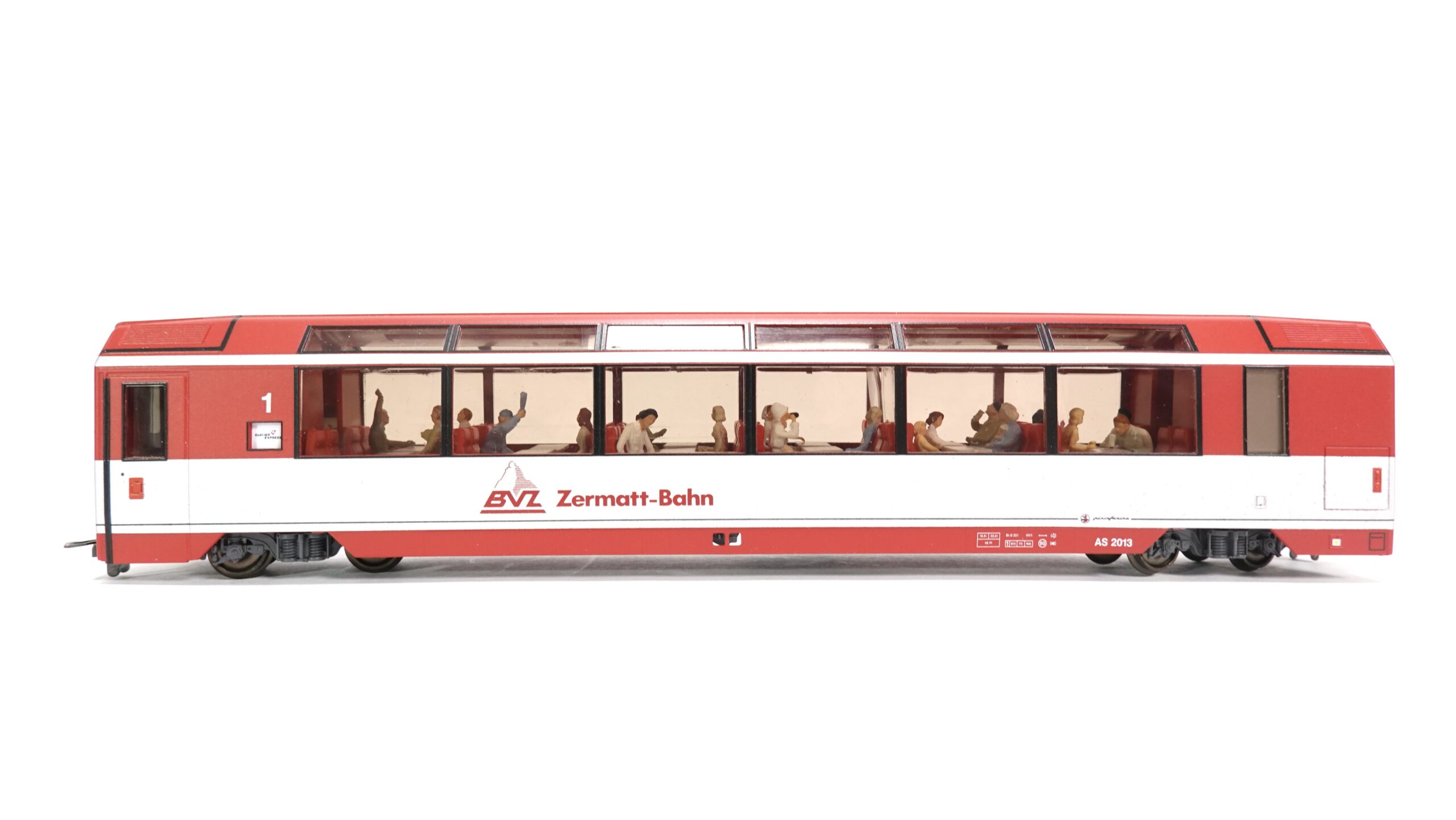 Bemo 3288 503 H0m BVZ Panowagen mit Personen | A0509 1 Bemo 3288 503 H0m BVZ Panowagen mit Personen | A0509