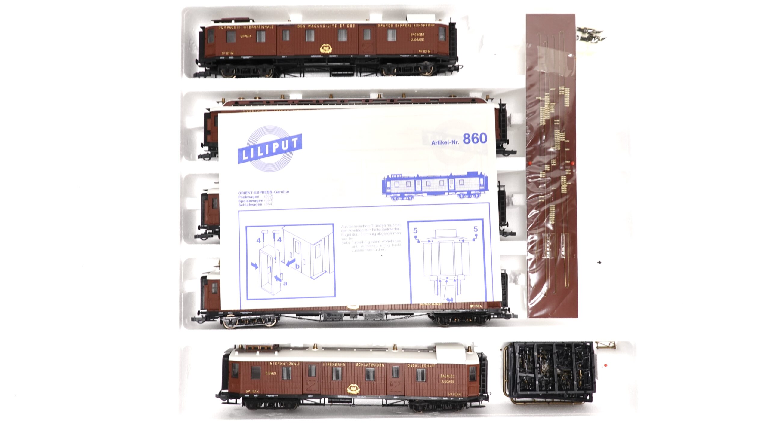 Liliput 860 H0 CIWL Orient Express 5-teilig | A0516 24 Liliput 860 H0 CIWL Orient Express 5-teilig | A0516 – Bild 24