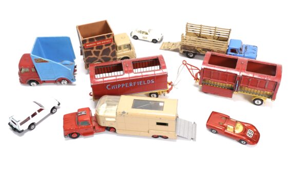 Matchbox Corgi Konvolut Fahrzeuge Zirkus Safari | A0572