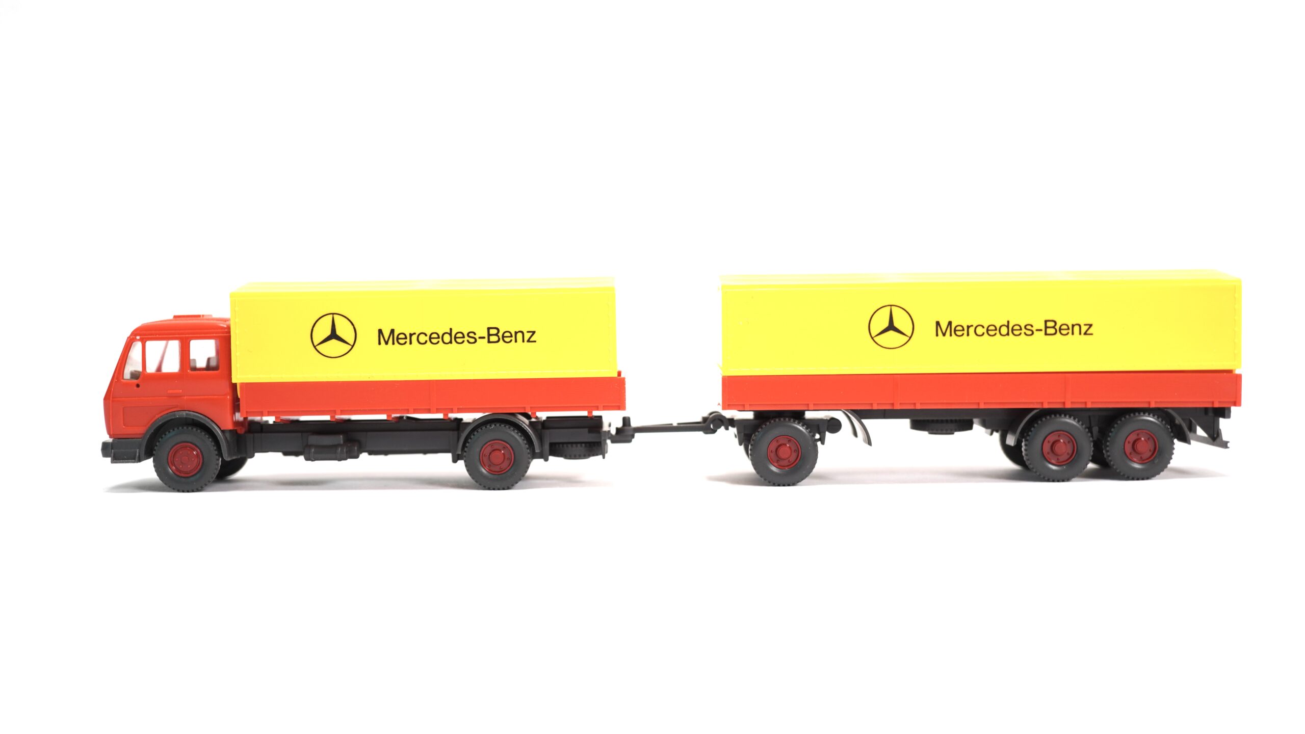 Wiking 456 H0 Mercedes-Benz NG 1632 Pritschenhängerzug | A0607