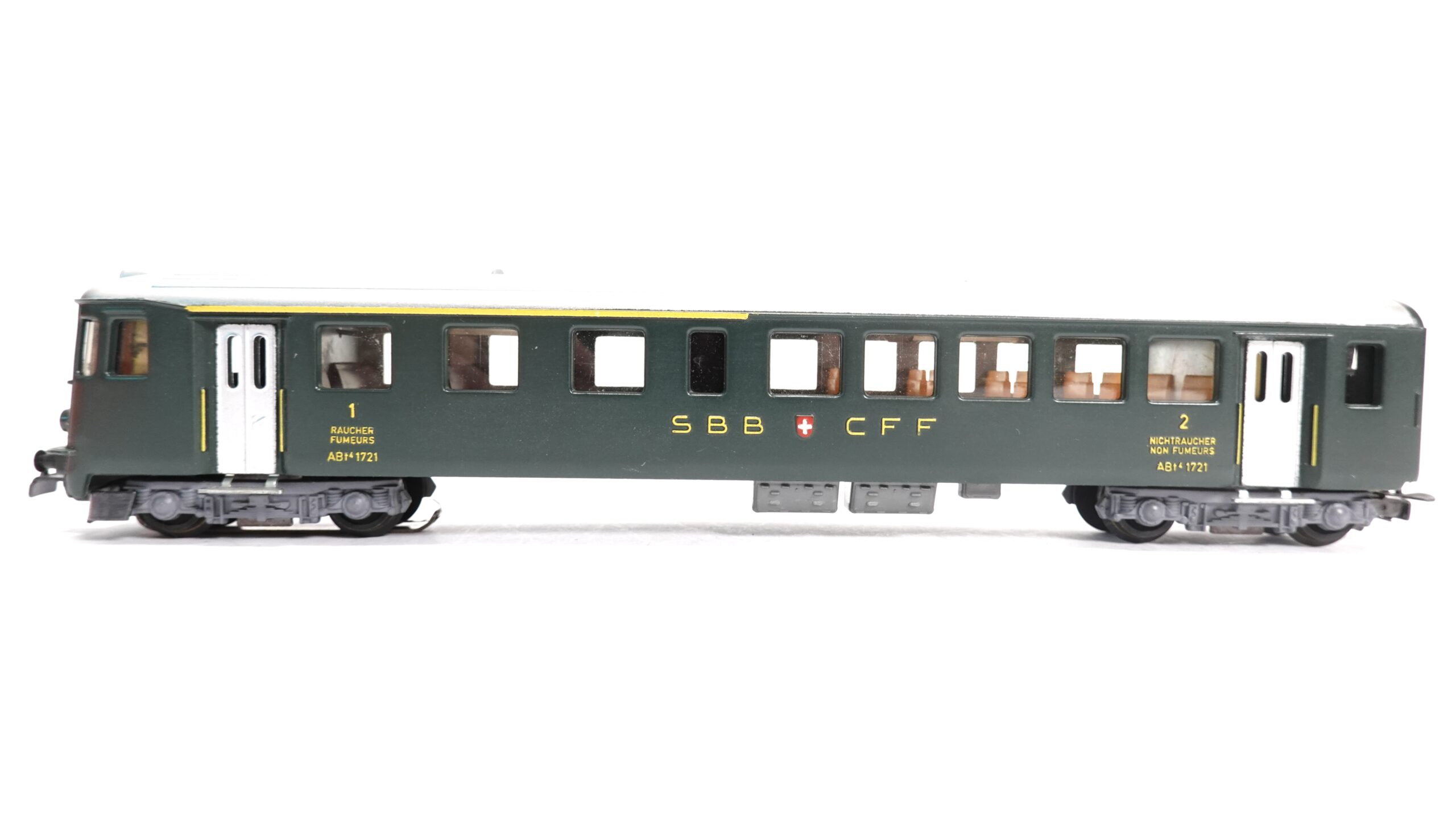 Hag 420 H0 SBB Steuerwagen 1721 Reliefschrift | A0673 1 Hag 420 H0 SBB Steuerwagen 1721 Reliefschrift | A0673