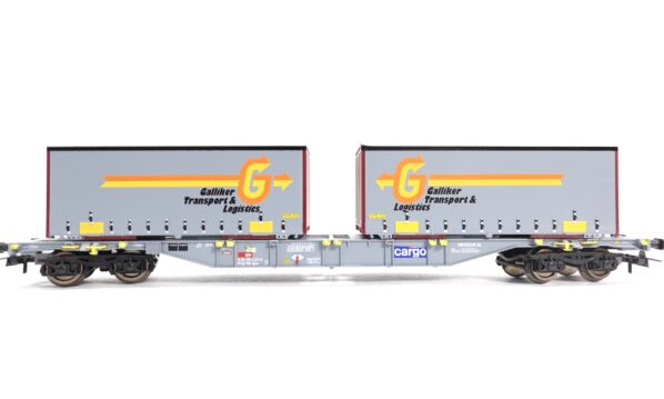 Roco 66737 H0 SBB Containerwagen mit Galliker Wechselbehältern | A0686
