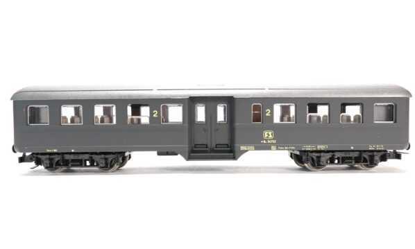 Rivarossi 2545 H0 FS Personenwagen 2. Kl BZ 34703 | 0003