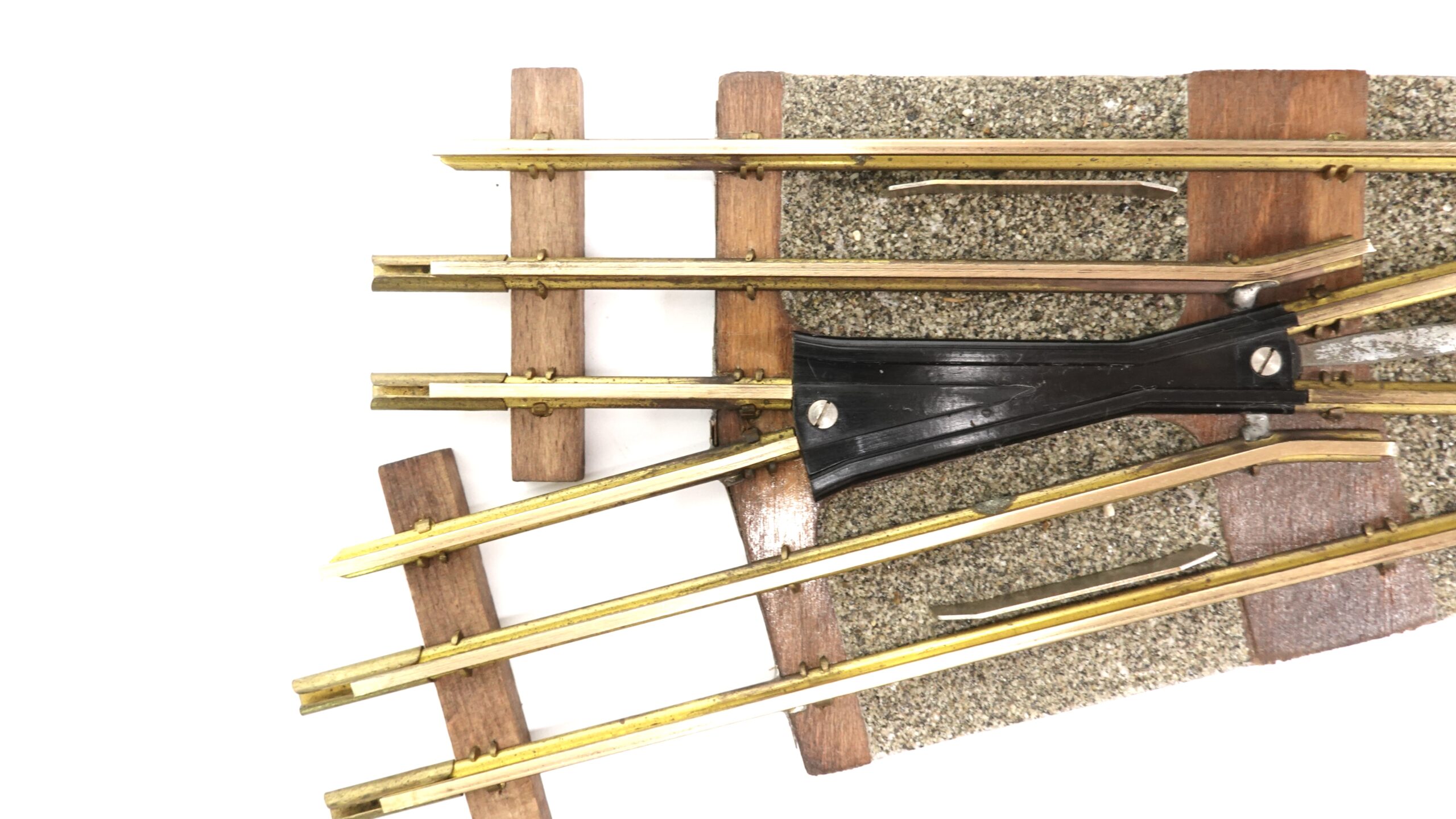 Buco 122 WEM Weiche links Messing 2 Buco 122 WEM Weiche links Messing – Bild 2