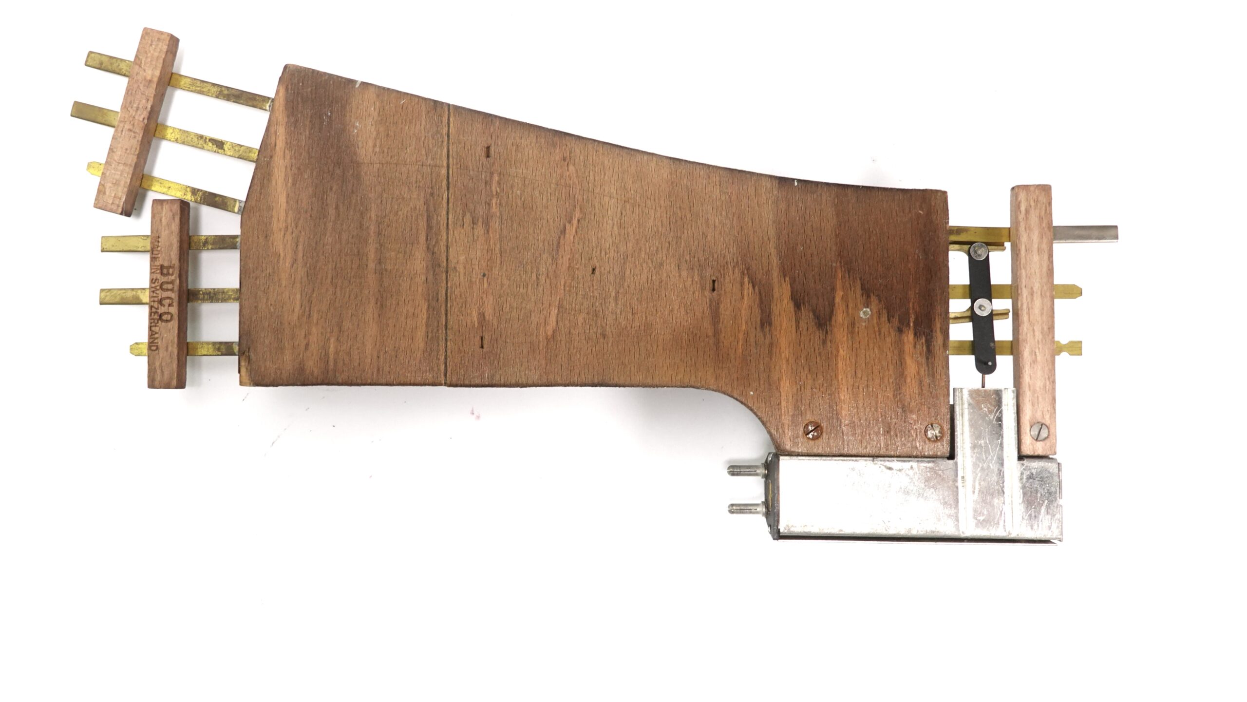 Buco 122 WEM Weiche links Messing 5 Buco 122 WEM Weiche links Messing – Bild 5