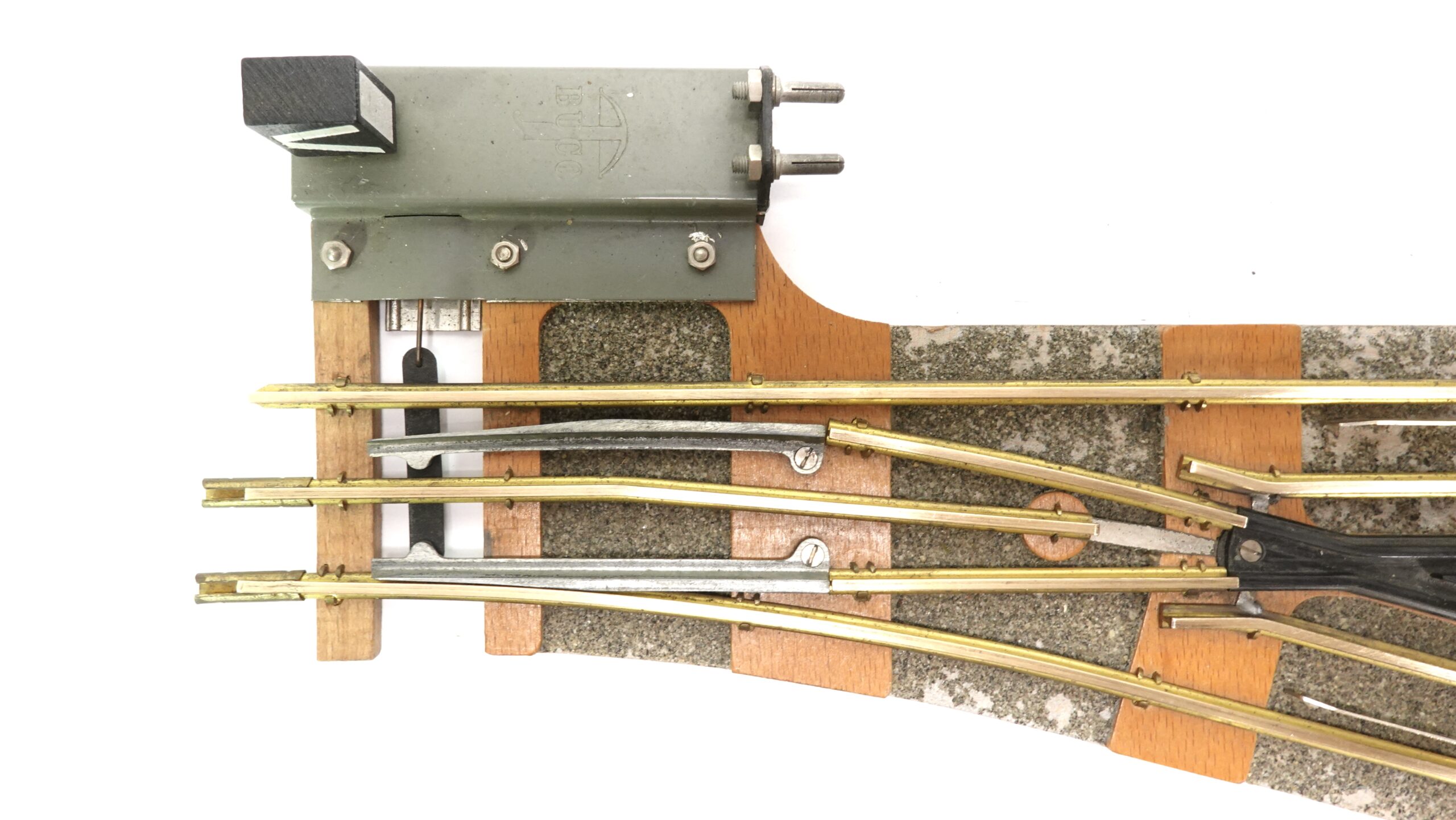 Buco 122 WEM Weiche rechts Messing 2 Buco 122 WEM Weiche rechts Messing – Bild 2