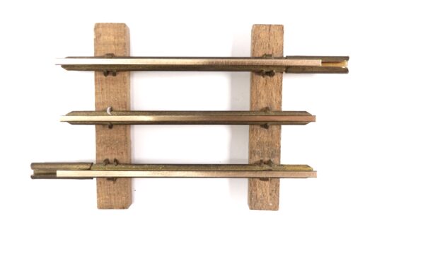 Buco 122 AE 1/2 gebogene Schiene Messing