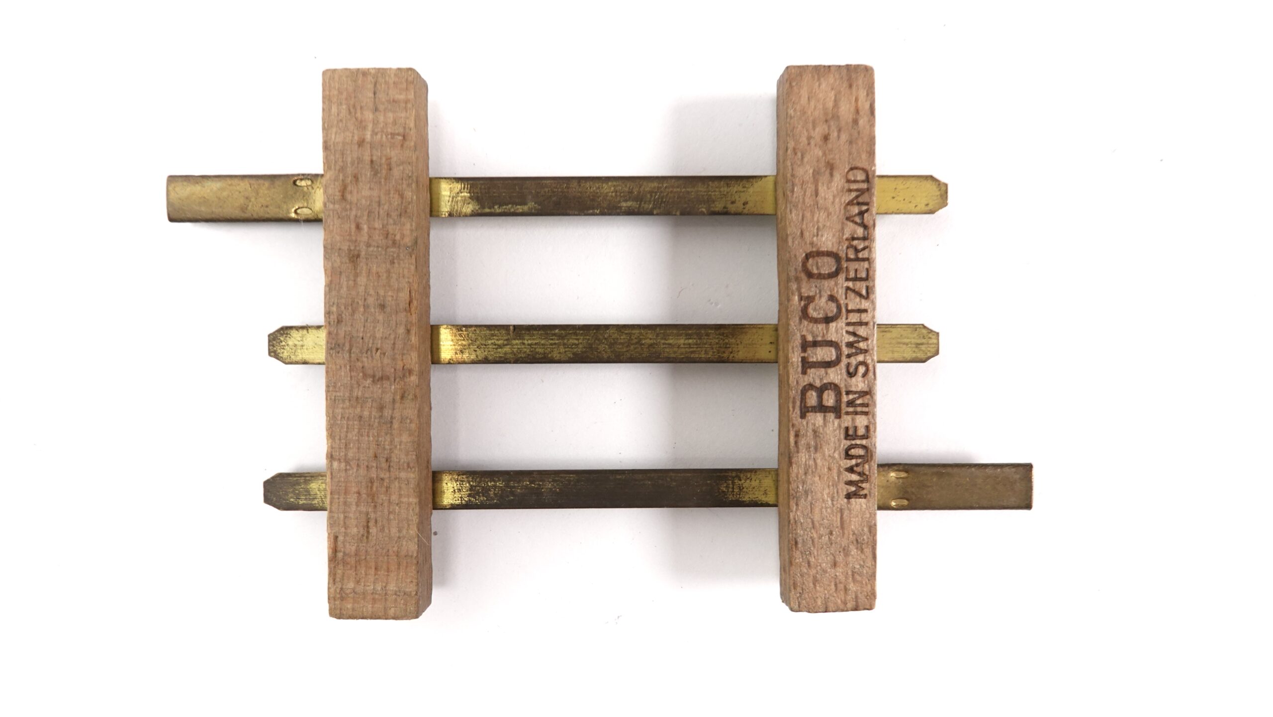 Buco 122 AE 1/2 gebogene Schiene Messing 2 Buco 122 AE 1/2 gebogene Schiene Messing – Bild 2