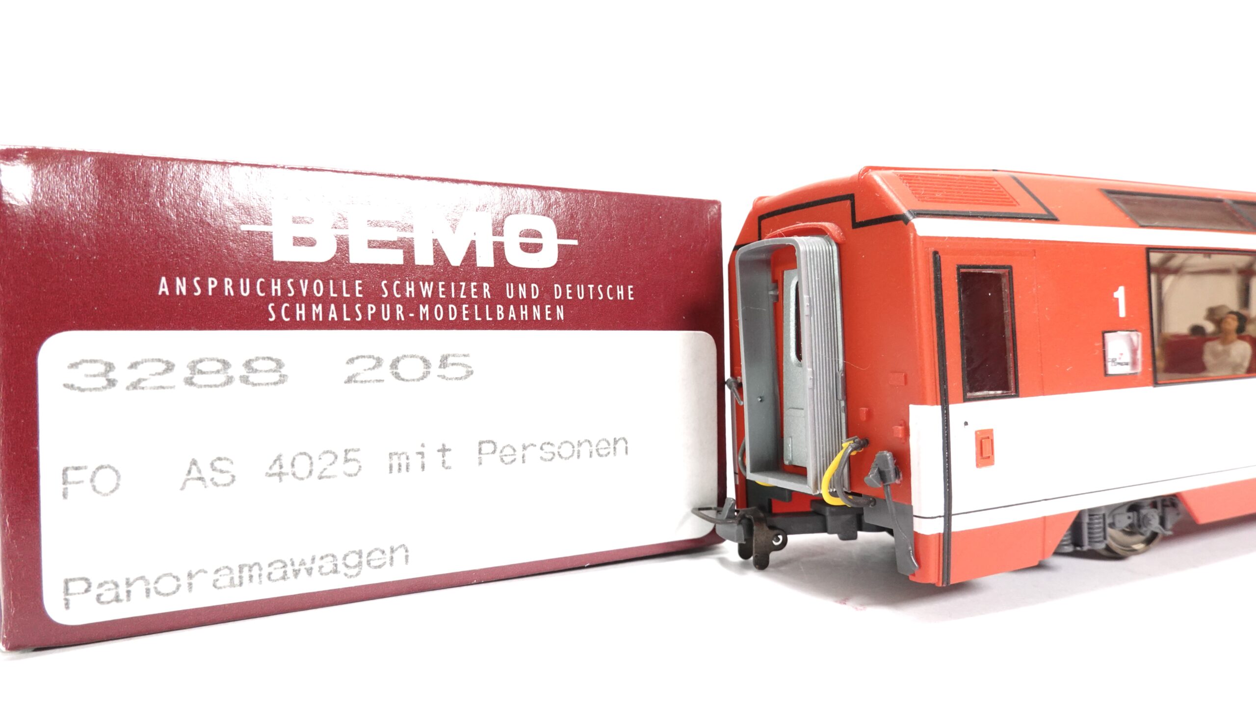 Bemo 3288 205 H0m FO Panoramawagen AS 4025 mit Personen | A0478 2 Bemo 3288 205 H0m FO Panoramawagen AS 4025 mit Personen | A0478 – Bild 2