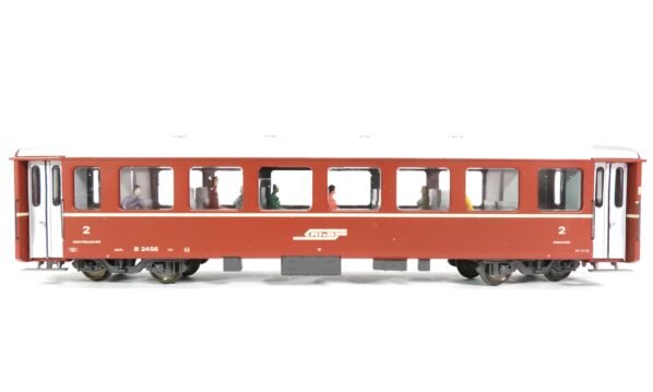 Bemo 3255 H0m RhB Personenwagen rot 2. Klasse | A0483