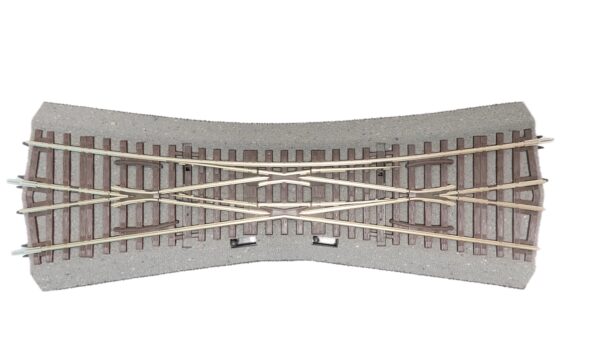 Roco-Line 42546 H0 Doppelkreuzungsweiche (DKW) mit Bettung