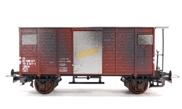 Liliput 24755 H0 SBB Güterwagen K2 braun | A0823