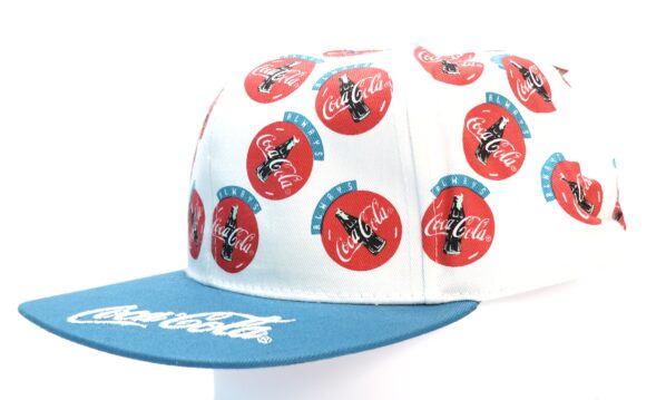 Vintage 90s Coca-Cola "Always" All-Over Print Snapback Cap | A5001
