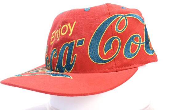 Vintage 90s Coca-Cola "Atlanta Georgia" Big Logo Snapback Cap – Rare Collectible