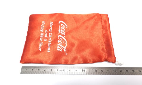 Coca-Cola Vintage Weihnachts-Satinbeutel