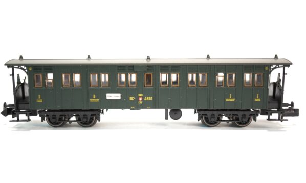Brawa 65251 N SBB 4-achsiger Personenwagen der Bauart BC4 | A0870