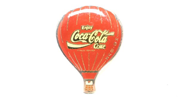 Vintage Coca-Cola Heißluftballon Pin – „Enjoy Coca-Cola“ Sammlerstück (1986) | A5039