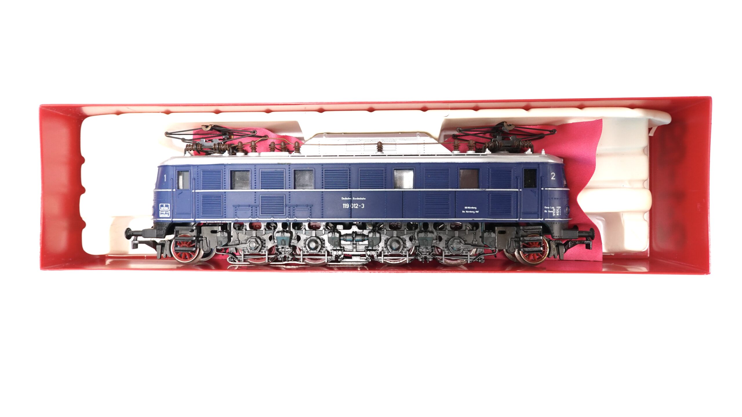 Rivarossi 1096 H0 DB E-Lok BR 119 blau | A0716 8 Rivarossi 1096 H0 DB E-Lok BR 119 blau | A0716 – Bild 8