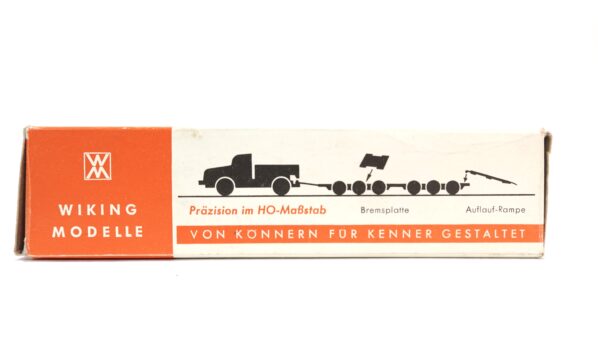 Wiking 59 H0 Leerkarton zu DB Strassenroller Culemeyer