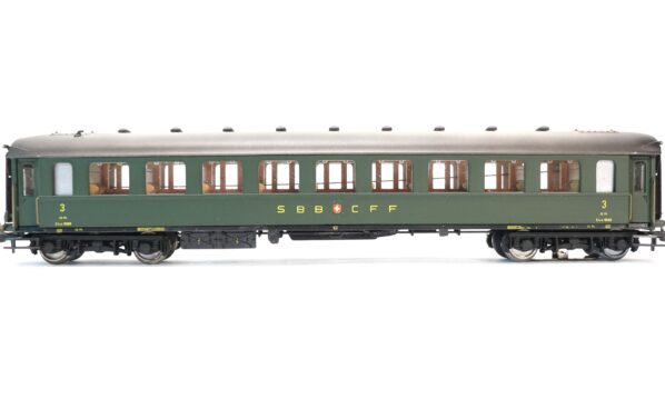 Metropolitan 7031 H0 SBB Personenwagen 3. Kl C4ü | A0725