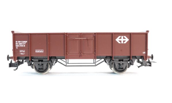 Rivarossi 2433 H0 SBB Hochbordwagen E braun | A0727
