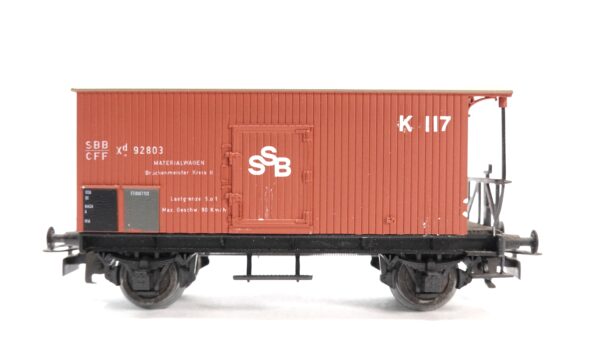 Ruco 2011 H0 SBB NMATERIALWAGEN Brückenmeister Kreis II | A0728