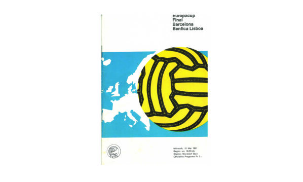 Europacup Finale 1961 Programm Bern Barcelona