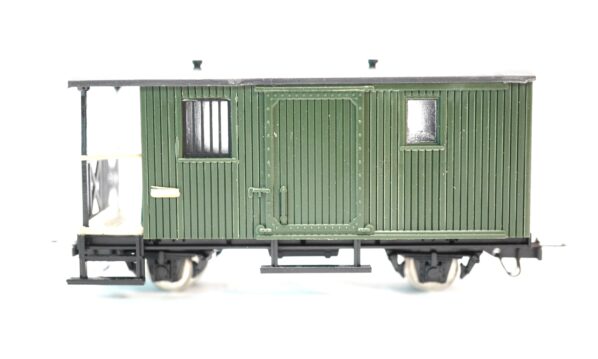 Egger-Bahn 20021 H0e Gepäckwagen grün | A1005