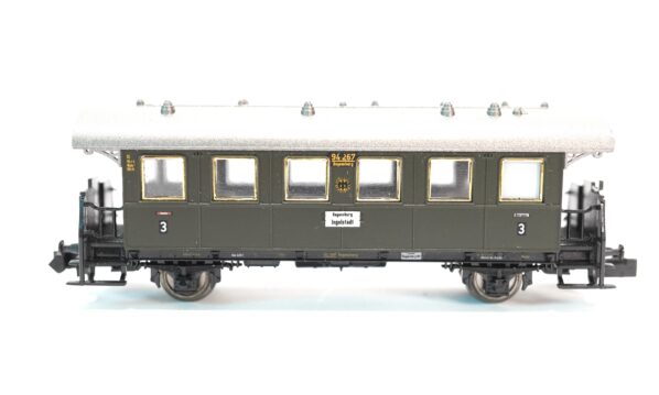 Minitrix 13076 N DRG Personenwagen 3. Klasse Regensburg | A1039