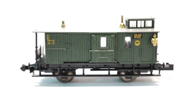 Minitrix 3207 N K.Bay.Sts.B. Güterzuggepäckwagen | A1045