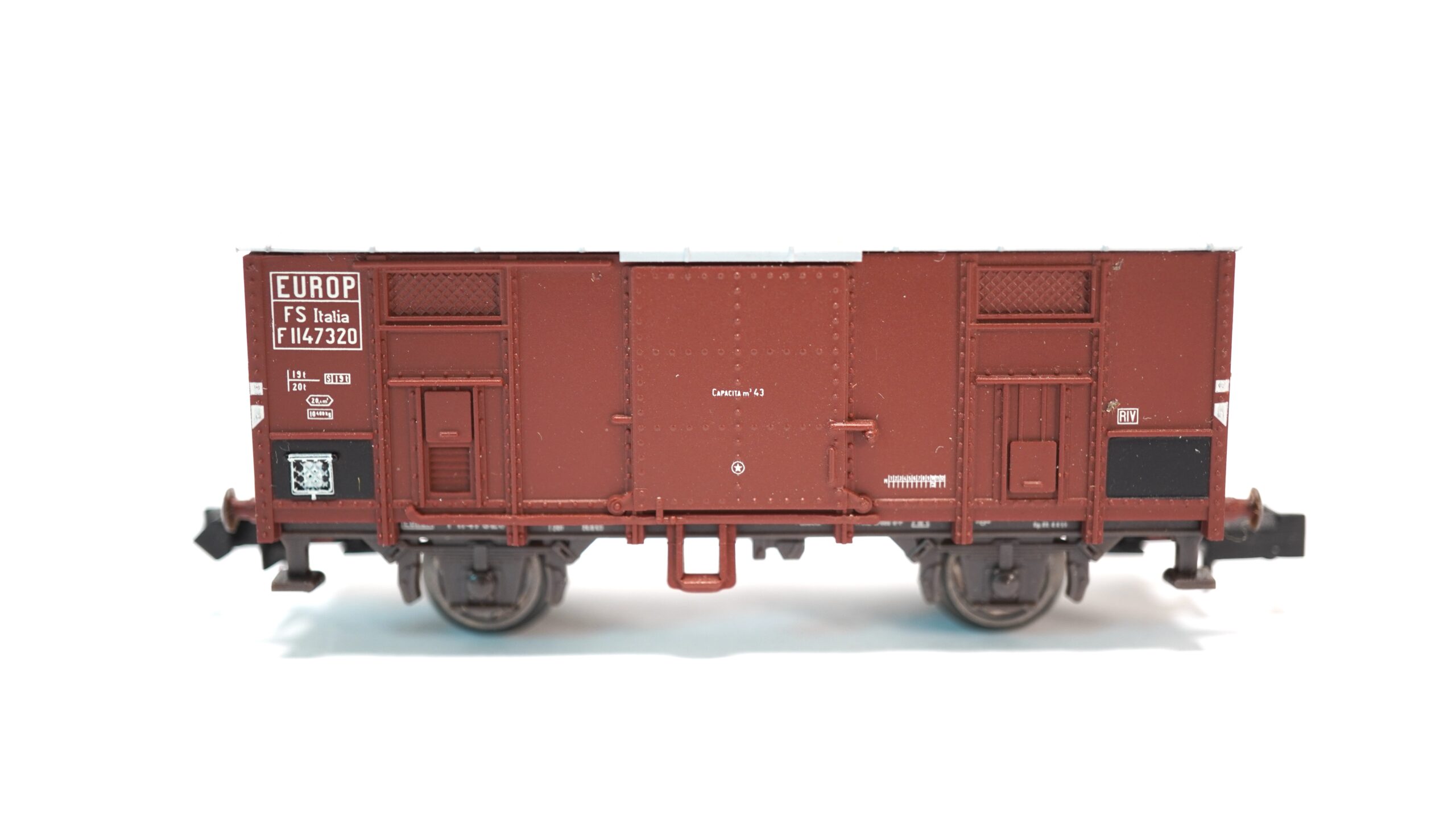 Minitrix 13217 N FS Italia Gedeckter Güterwagen | A1046