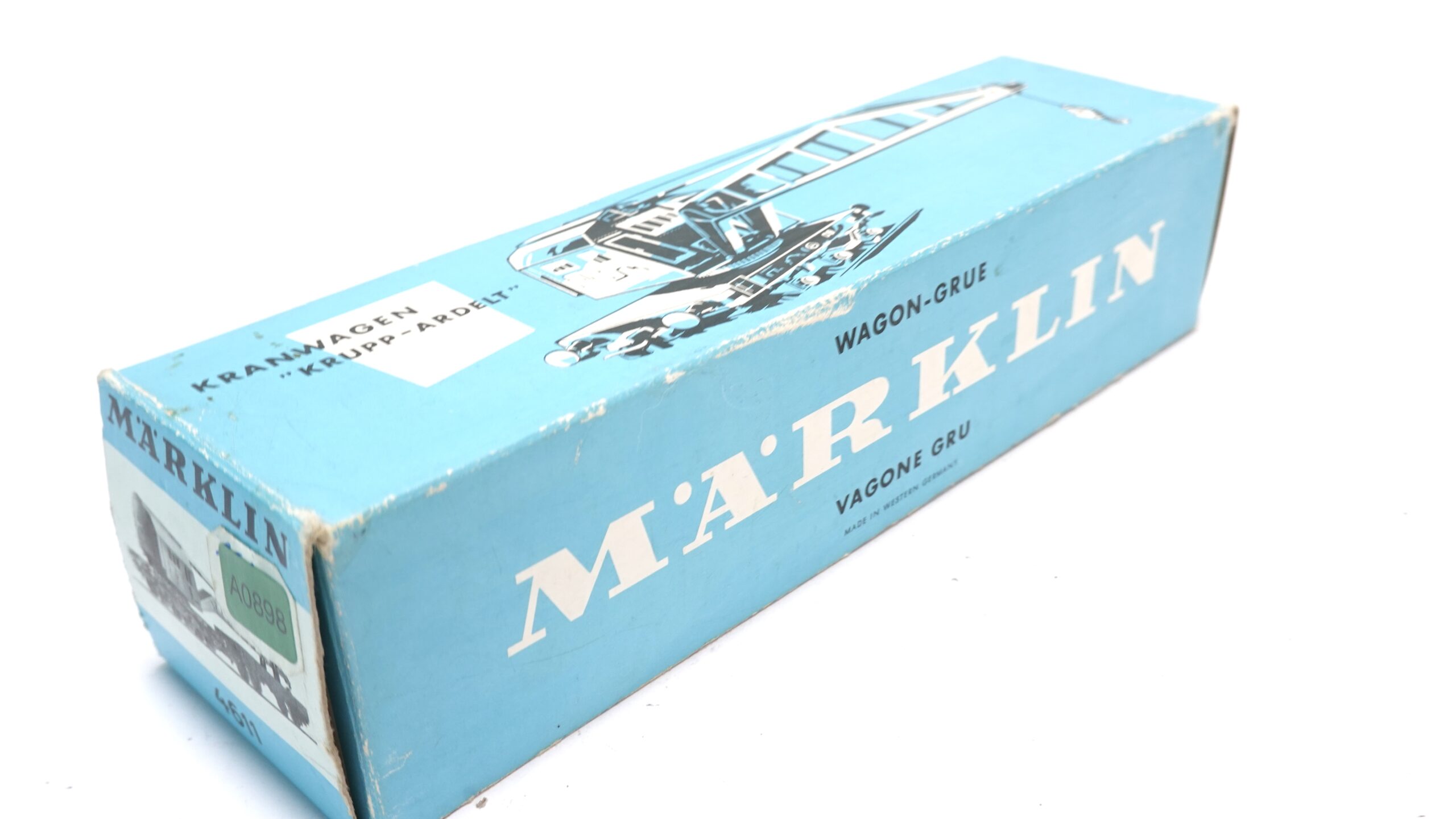 Märklin 4611 H0 DB Kranwagen sehr bespielt | A0898 7 Märklin 4611 H0 DB Kranwagen sehr bespielt | A0898 – Bild 7