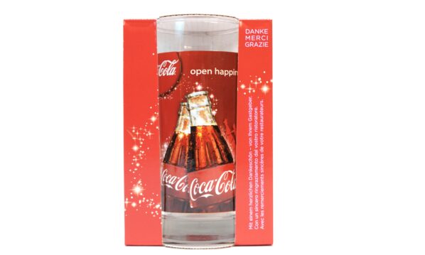 Coca-Cola „Open Happiness“ Sammelglas – Gastronomie Edition (OVP) | A5085
