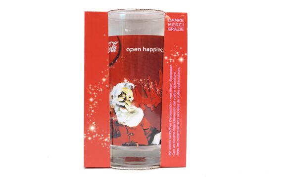 Coca-Cola „Open Happiness“ Weihnachtsglas – Gastronomie Edition (OVP) | A0922