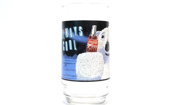Vintage „Always Cool“ Coca-Cola Glas – Eisbär-Edition (90er Jahre) | A5086