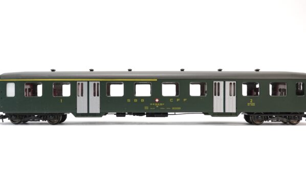 AKU 9042 H0 SBB Leichtstahlwagen 1./2. Klasse OVP | A0927