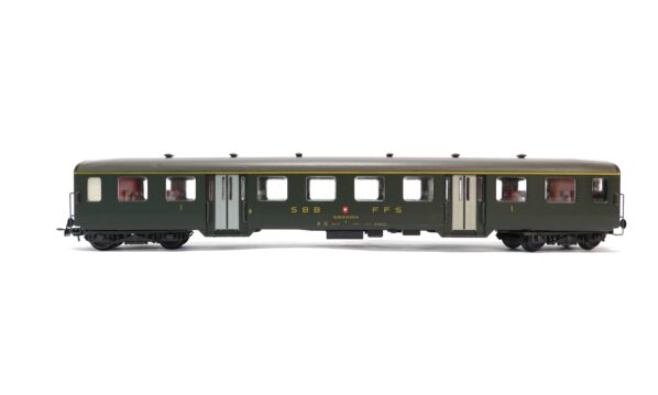 Liliput 877 50 H0 SBB Leichtstahlwagen 2. Klasse grün OVP | A0932
