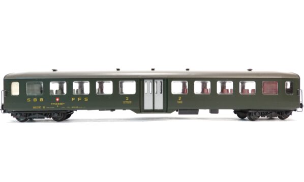 Liliput 878 50 H0 SBB Leichtstahlwagen 2. Klasse grün OVP | A0936