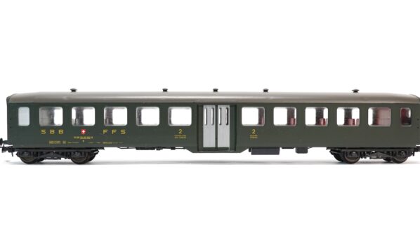 Liliput 878 50 H0 SBB Leichtstahlwagen 2. Klasse grün OVP | A0948