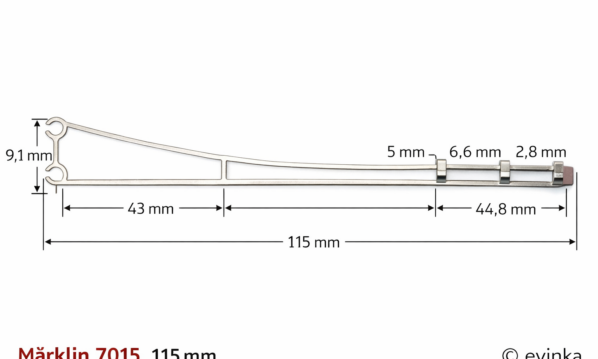Märklin 7015 H0 Fahrdraht Nockenstück