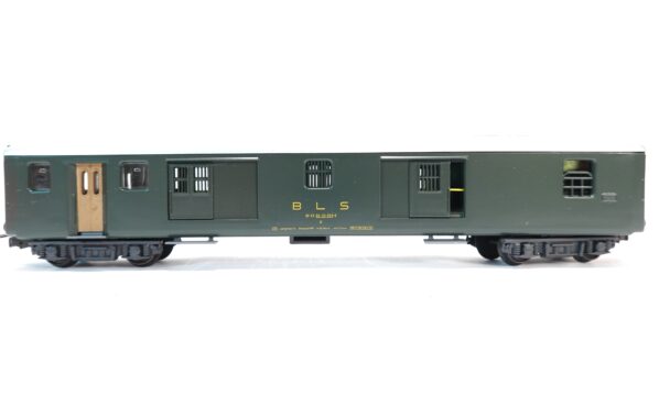 HAG 465 H0 BLS Gepäckwagen grün | A1034