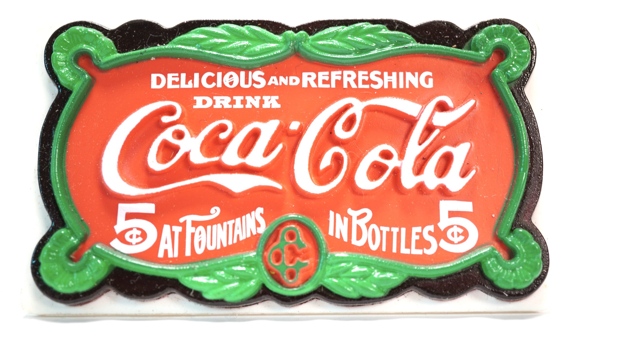 Vintage Coca-Cola Relief-Magnet – „Delicious and Refreshing | A5058