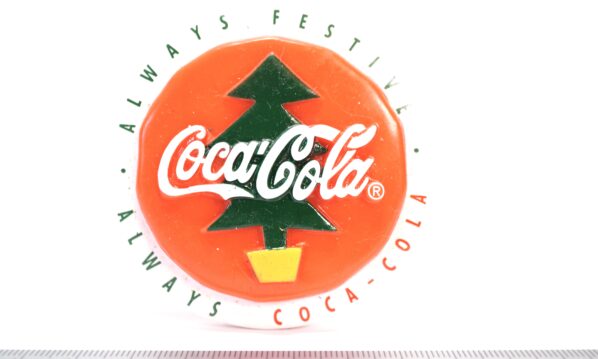 Vintage Coca-Cola Relief-Magnet – „Always Festive“ Weihnachtsbaum | A5067