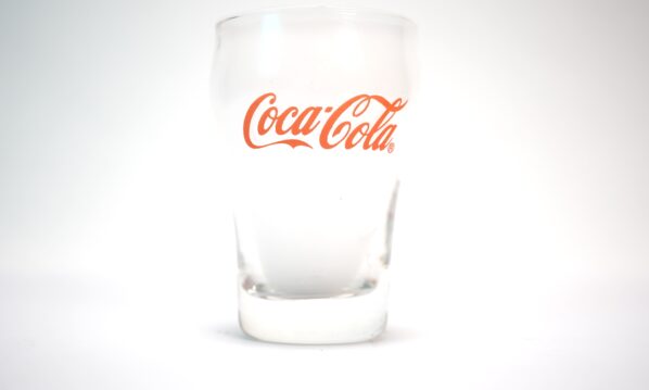 Vintage Coca-Cola Kerze im Glas – Sammlerstück (ca. 1990er) | A5077