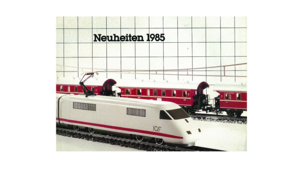 Märklin Neuheiten 1985 Prospekt ICE Modellbahn