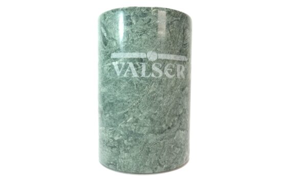 Vintage Valser Flaschenkühler – Massiver grüner Marmor – Edles Naturstein-Unikat | A5102