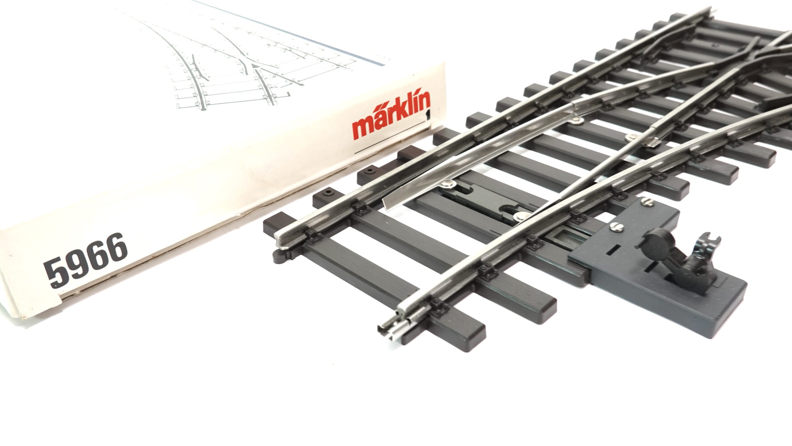 Märklin 5966 1 Weiche rechts OVP 2 Märklin 5966 1 Weiche rechts OVP – Bild 2