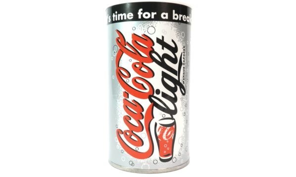 Vintage Coca-Cola light Post-it-Spender – Originaler Haftnotiz-Halter im Dosen-Design | A5126