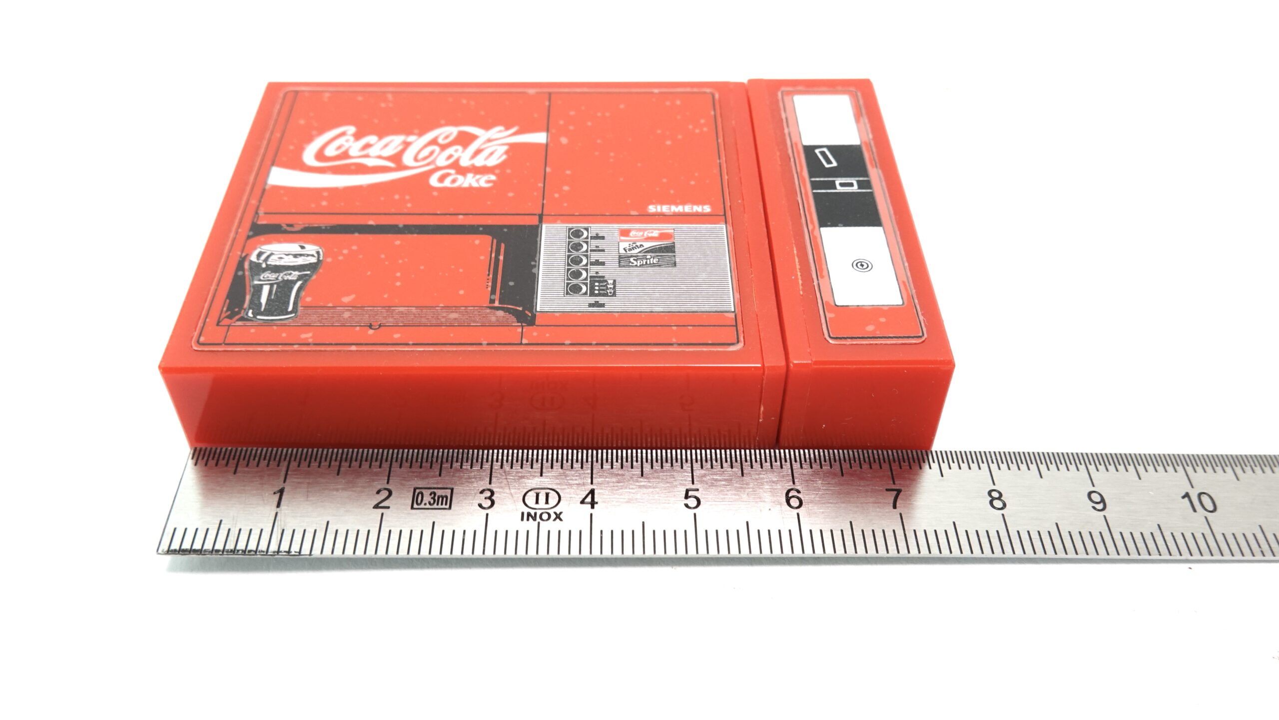 Vintage Coca-Cola „Sliding Calcu-Clock“ – Automaten-Design – Siemens Edition | A5127 4 Vintage Coca-Cola „Sliding Calcu-Clock“ – Automaten-Design – Siemens Edition | A5127 – Bild 4